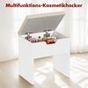 HOMALL Hocker Schminkhocker mit Stauraum, Kosmetikhocker (Mit Aufbewahrungsschrank, Kissen 4cm dick, weich und bequem, multifunktional) Bild 2