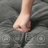 Dripex Sofa 121 cm kleines 2-Sitzer-Sofa aus Samt – bequeme Couch Bild 3
