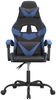 vidaXL Gaming-Stuhl Schwarz und Blau Kunstleder [3143842] Bild 3