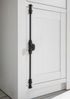 Kleiderschrank 4-türig 147x206 cm mit 3x Schubkästen weiß Pinie WALES Bild 4
