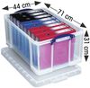 REALLYUSEFULBOX Aufbewahrungsbox 64CCB, 64 Liter, verschließbar und stapelbar Bild 1