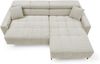 Wohnlandschaft >Stanislaw< elektr. Sitztiefenverstellung, Cord taupe - 256x100x180cm (BxHxT) Bild 5