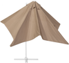 Ampelschirm 250 x 250 x 235 cm sandbeige weiß MONZA Bild 5