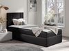 Boxspringbett 'Harlon Mini' links, schwarz, 90x200 cm Bild 2