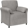 vidaXL 1-Sitzer Sofa Hellgrau 88 x 83 x 95 cm Samt 42033925 Bild 2