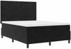 vidaXL Boxspringbett mit Matratze Schwarz 140 x 200 cm Samt 3339838 Bild 5