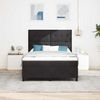 vidaXL Boxspringbett mit Matratze Schwarz 140 x 200 cm Samt 3339838 Bild 3