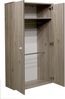 Drehtürenschrank >Merida< 2 Stangen, 1 Boden, Nelson Eiche Dekor - 80x152x42 (BxHxT) Bild 5