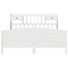 vidaXL Massivholzbett mit Regal ohne Matratze Weiß 180x200 cm Kiefer 3323135 Bild 4