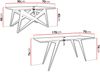 2-in-1 Couchtisch und Esstisch Xorkol (Farbe: Schwarz / Cashmere) Bild 5