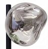 Licht-Erlebnisse Tischleuchte CLONLINA, ohne Leuchtmittel, Glas Weiß Grün Metall E14 40 cm Lava-Glas verspiegelt Schlafzimmer Bild 4