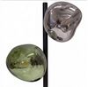 Licht-Erlebnisse Tischleuchte CLONLINA, ohne Leuchtmittel, Glas Weiß Grün Metall E14 40 cm Lava-Glas verspiegelt Schlafzimmer Bild 3