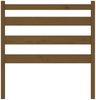 Kopfteil, Bettkopfteil, Minimalistisch Honigbraun 81x4x100 cm Massivholz Kiefer Bild 4