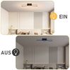 Nettlife Deckenleuchte Flur Schwarz 6W 3000K Modern Innen Wellen Design Warmweiß, LED fest integriert, Warmweiß, Schlafzimmerlampe Warmweiß LED Deckenbeleuchtung für Küche Flur Bild 4