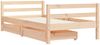 vidaXL Kinderbett mit Schubladen 80x160 cm Massivholz Kiefer 834444 Bild 3