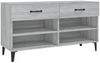 vidaXL Schuhschrank Grau Sonoma 102x35x55 cm Holzwerkstoff 817571 Bild 2