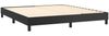 vidaXL Boxspringbett mit Matratze Schwarz 180x200 cm Kunstleder 3130793 Bild 4