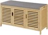 Schuhschrank Selk mit Sitzfläche Bambus [en. casa] Bild 2
