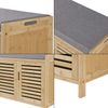 Schuhschrank Selk mit Sitzfläche Bambus [en. casa] Bild 5