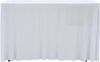 vidaXL 2 Stück Stretch-Tischdecken mit Rand Weiß 183 x 76 x 74 cm 133585 Bild 2