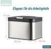 Relaxdays Biomülleimer 4,5l für die Arbeitsplatte Bild 4