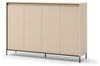 yourhouse24 Kommode TREND TG-04 mit 4 Türen und Beleuchtung, Sandbeige Bild 3