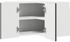 vidaXL Wand-Eckschrank PORTO Schwarz 57 x 57 x 40 cm Holzwerkstoff 885306 Bild 5