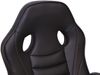 Bürostuhl HWC-F59, Schreibtischstuhl Drehstuhl Racing-Chair Gaming-Chair, Kunstleder ~ schwarz Bild 4