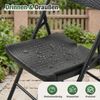 Sekey Klappstuhl Klappstuhl Set bis 150kg stabil faltbar Gartenstuhl Metall, Bis 150kg belastbar – stabil, faltbar & platzsparend Bild 3
