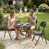 Sekey Klappstuhl Klappstuhl Set bis 150kg stabil faltbar Gartenstuhl Metall, Bis 150kg belastbar – stabil, faltbar & platzsparend Bild 2