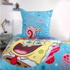 SpongeBob Wende Bettwäsche Set 2 tlg. 135x200 cm 80x80cm Baumwolle Bild 2