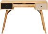 vidaXL Schreibtisch Braun 110 x 55 x 76 cm Massivholz Mango 4104606 Bild 5