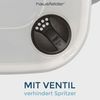 Hausfelder Mikrowellenbehälter Mikrowellentopf 2er Set, 2 x 2 Liter, Mikrowellengeschirrr mit Deckell, Mikrowellentopf 2 x 2 L, (2er Set, Set), BPA-freier Kunststoff, mit Dampfventil Bild 3