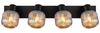 Deckenleuchte, Spots beweglich, Rauchglas, L 69,5 cm Bild 5