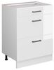 Unterschrank R-Line Weiß Hochglanz 60 cm mit Schubladen, ohne Arbeitsplatte Vicco Bild 4