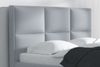 99rooms Jacob Polsterbett 200x200 cm Velours MONOLITH Silber mit Bettkasten Bild 4