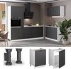 Spülenunterschrank Fame-Line Dunkelgrau/Weiß 60 cm Vicco Bild 4
