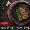Stapelrost für 12 l Dutch Oven – Einlegerost aus Metall für mehrstöckiges Garen im Feuertopf, hitzebeständig & robust für Grill & Outdoor Bild 5