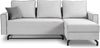 Ecksofa (B/H/T: 230x89x148 cm) in Hellgrau Bild 2