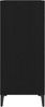vidaXL Schallplattenschrank Schwarz Eichen-Optik 84,5 x 38 x 89 cm 862871 Bild 5