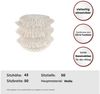 Pouf Bohist 325 Natural 50cm x 50cm Bild 3