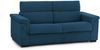 Dmora 3-Sitzer Schlafsofa Benedetto, Schlafsofa fürs Wohnzimmer, gepolstert, abnehmbar, 100 % Made in Italy-Qualität, 225x95 h100 cm, Blau Bild 2
