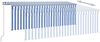 vidaXL Markise Manuell Einziehbar mit Rollo LED 4,5x3m Blau & Weiß 3069441 Bild 4