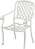 Inko Stapelstuhl Rocco Alu-Guss 65x64x92,5 cm Gartenstuhl stapelbar 2 Farben zur Wahl Bronze Bild 4