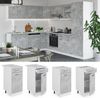 Küchenunterschrank R-Line Beton 40 cm ohne Arbeitsplatte Vicco Bild 2