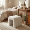 Relaxdays Teddyfell Hocker Bild 2