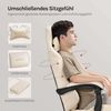 Woltu Gaming-Stuhl (1 St), Ergonomisch, mit leise Rollen, mit Verstellbarer Rückenlehne Bild 4