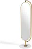 Vente-unique - TOMONO Spiegel Metall Gold - B 45 cm x H 172 cm x L 45 cm Bild 2