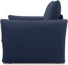 DOMO. collection Sessel 700023, Polstersessel, Schlaffunktion, Federkern, Füße mit Filzgleitern, Armsessel, Cocktailsessel, Loungesessel, 105 x 100 x 95 (BxTxH), dunkelblau Bild 4