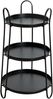 HAKU Möbel Beistelltisch - schwarz - H. 72cm - HAKU-25547 Bild 2